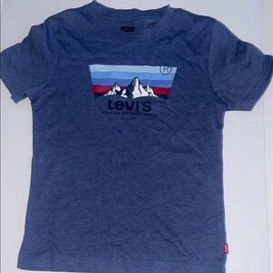 Levi's Blue Graphic Short Sleeve Tee